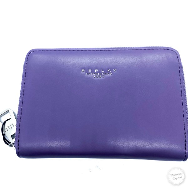 Portafoglio viola donna Replay