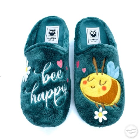 Ciabatta verde ape donna Marpen Slippers
