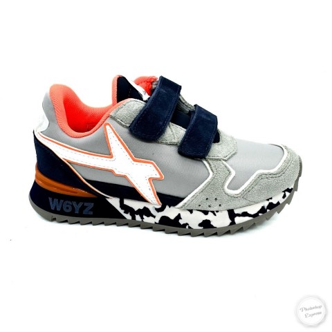 Sneaker grigia bambino W6YZ