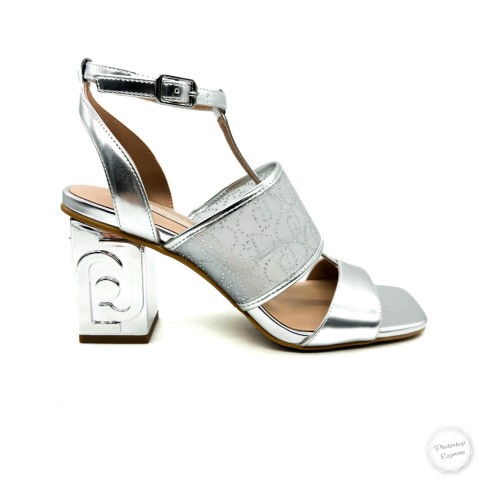 Sandalo tacco argento donna Liu Jo