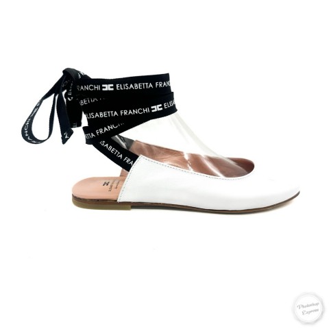 Ballerina bianca bambina Elisabetta Franchi