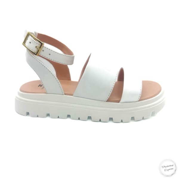 Sandalo pelle bianco bambina Elisabetta Franchi la mia bambina