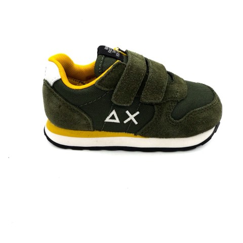 Sneaker militare scuro bambino primi passi SUN 68