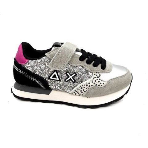 Sneaker argento bambina SUN 68