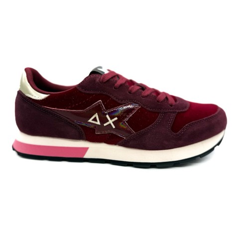 Sneaker bordeaux bambina ragazza SUN 68
