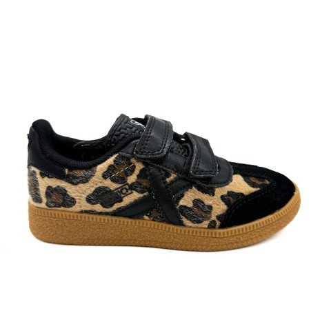 Sneaker nera maculata bambina Munich