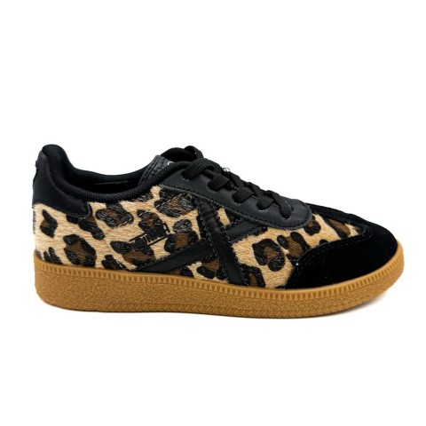Sneaker nera e maculata bambina ragazza Munich