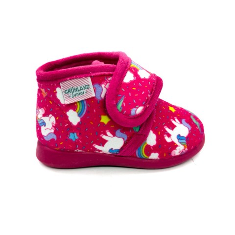 Pantofola unicorno fuxia bambina Grunland
