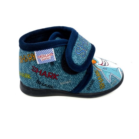 Pantofola blu soggetto squalo bambino Grunland