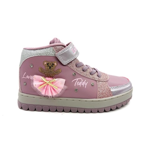 Sneaker alta cipria con luci bambina Lelli Kelly mille stelle Rolly Solly