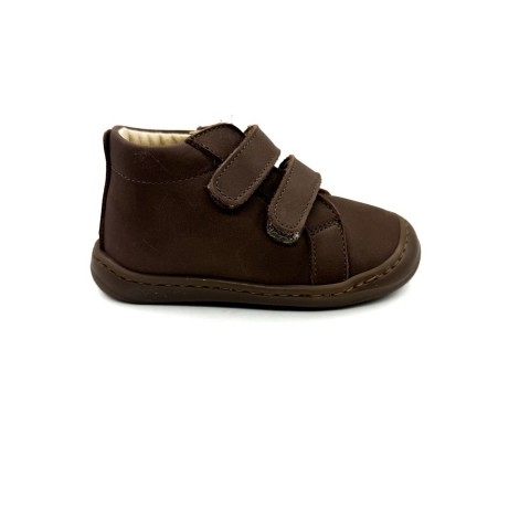 Scarpina pelle marrone super soft Walkey