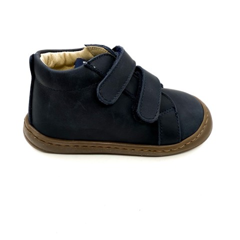 Scarpina pelle blu super soft Walkey