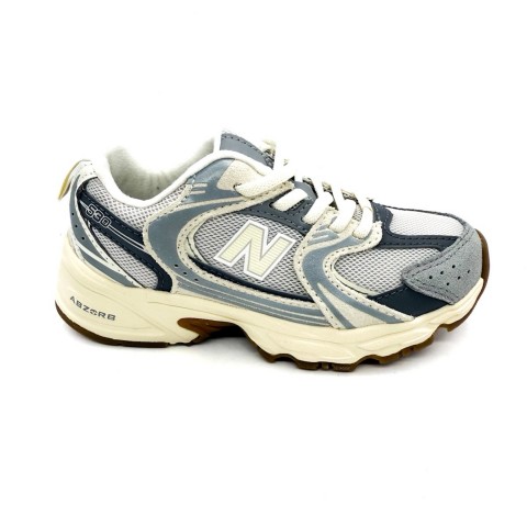 Sneaker grigia lacci elasticizzati bambino New Balance 530