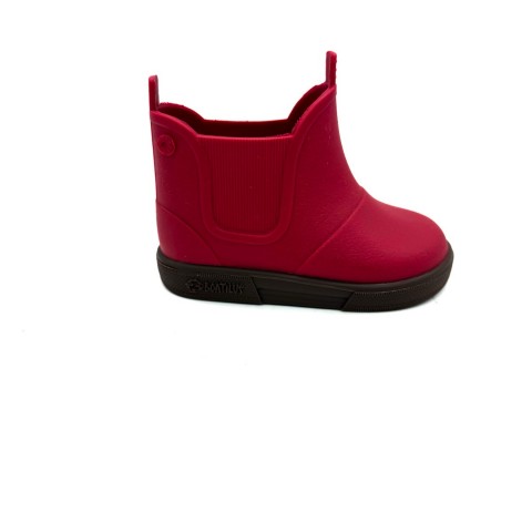 Stivaletto rosso da pioggia in gomma Boatilus
