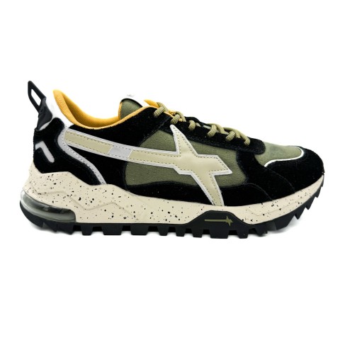 Sneaker nera militare uomo W6YZ
