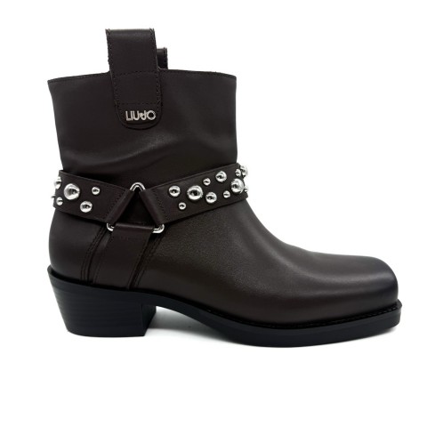 Stivaletto pella marrone donna Liu Jo