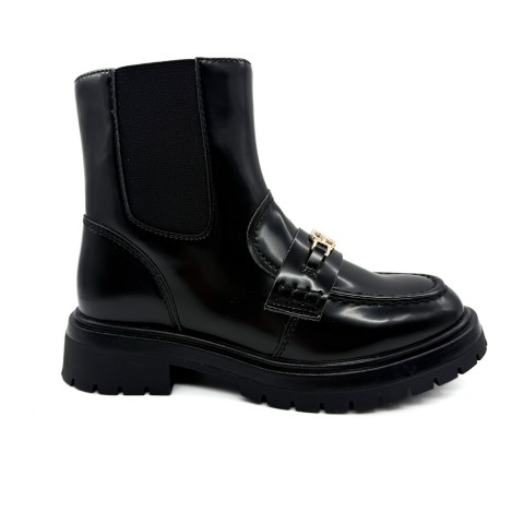 Tronchetto nero bambina Tommy Hilfiger