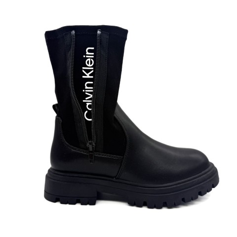 Stivaletto nero bambina Calvin Klein