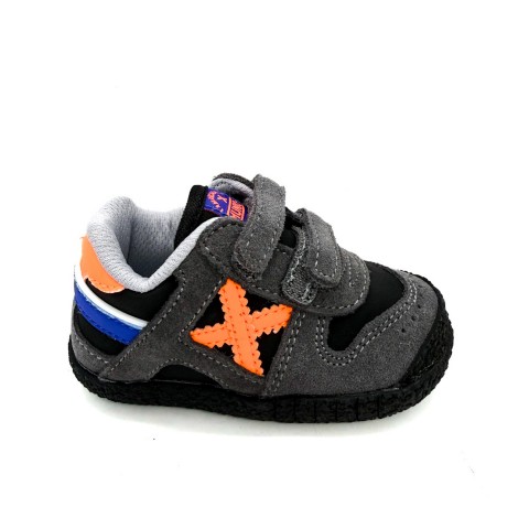 Sneaker grigia primi passi bambino Munich