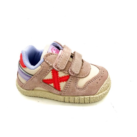 Sneaker rosa primi passi bambina Munich