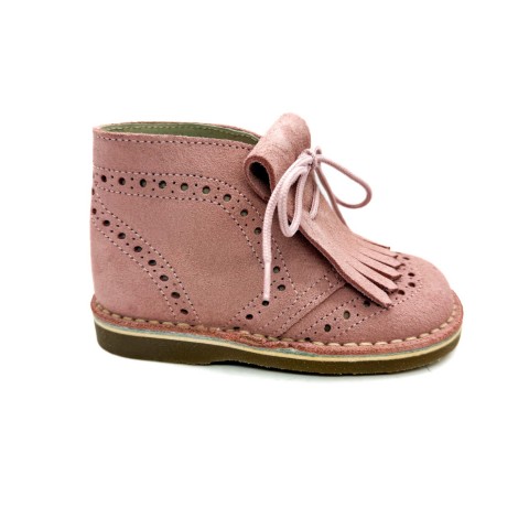 Polacco camoscio rosa bambina Panyno