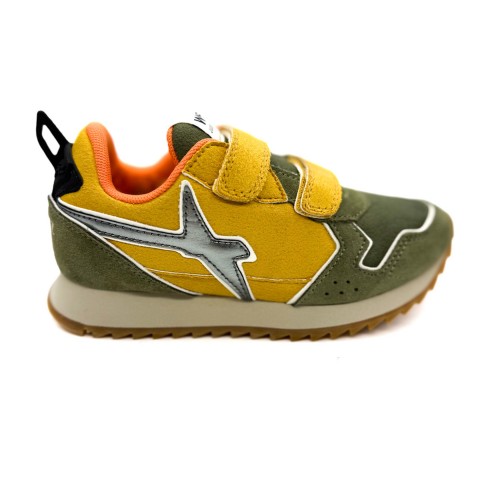 Sneaker verde bambino W6YZ
