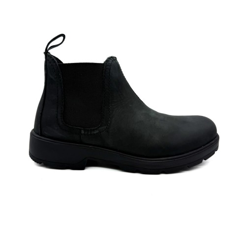 Stivaletto pelle nera bambino Grunland