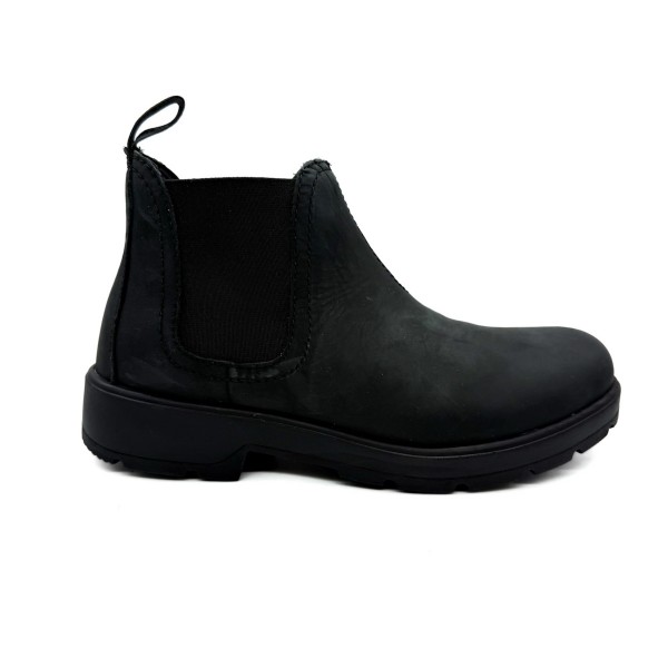 Stivaletto pelle nera bambino Grunland