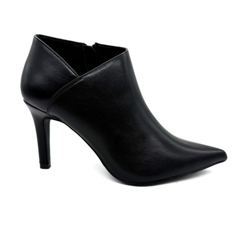 Stivaletto nero donna con tacco sottile Kharisma