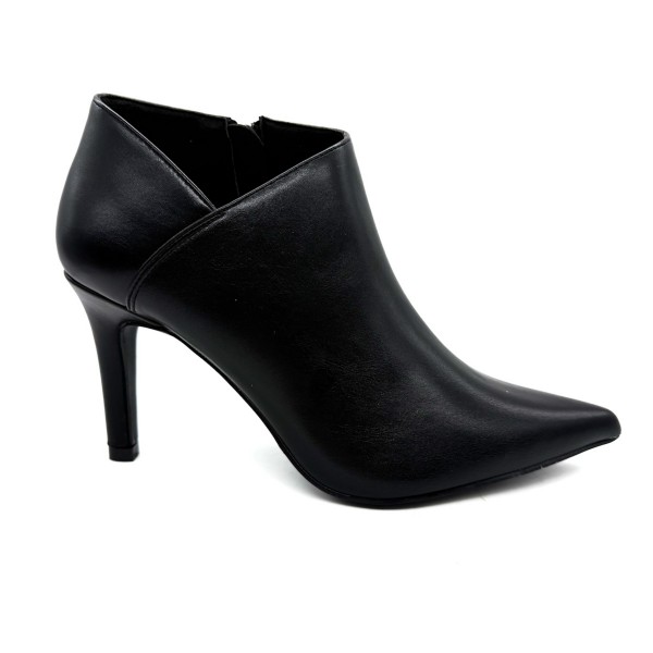 Stivaletto nero donna con tacco sottile Kharisma