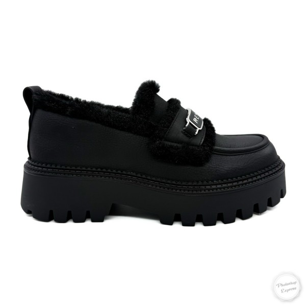 Mocassino nero donna Replay