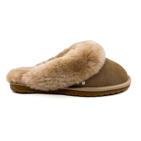 Ciabatta donna camel montone EMU Australia