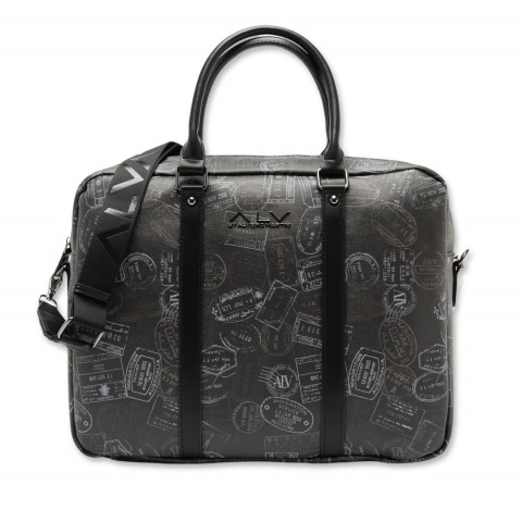 Borsa da lavoro nera porta pc donna ALV by Alviero Martini