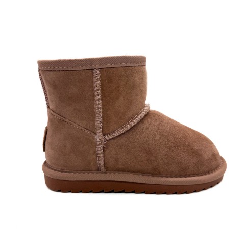 Stivaletto rosa pelliccia ecologica Colors of California