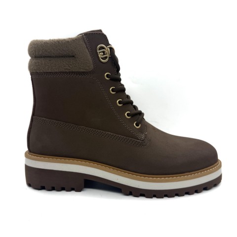 Stivaletto nubuck marrone donna Liu Jo