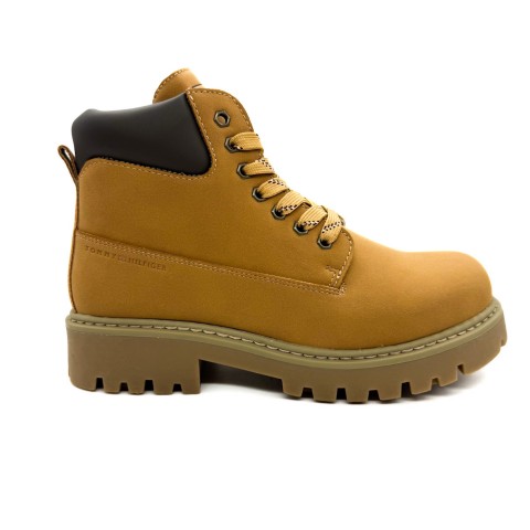 Scarponcino giallo ocra donna Tommy Hilfiger