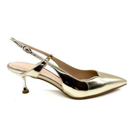 Slingback oro con tacco donna Liu jo Essential