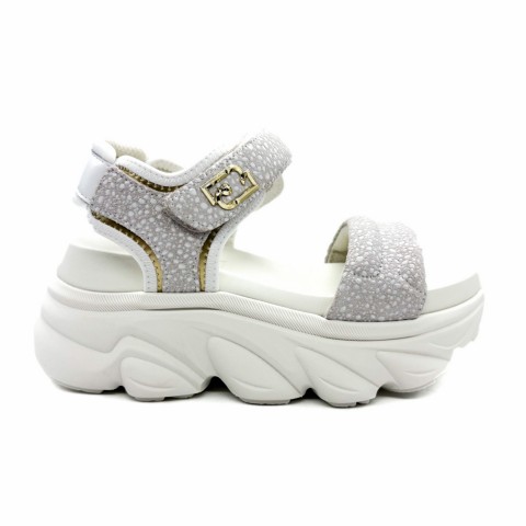 Sandalo bianco platform donna Liu jo