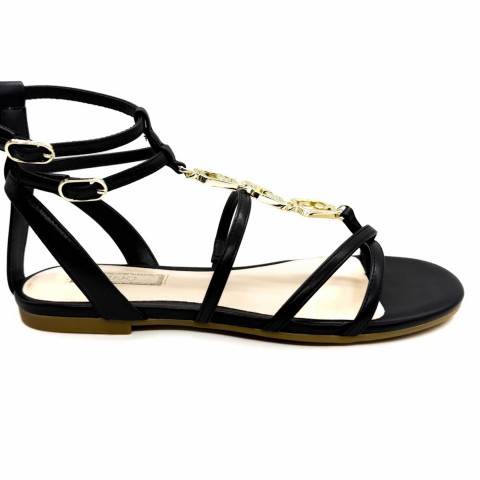 Sandalo infradito nero donna Liu jo