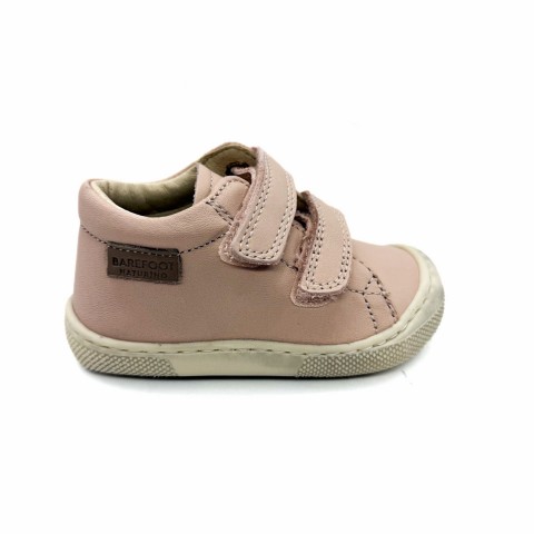 Scarpa pelle rosa bambina Naturino barefoot