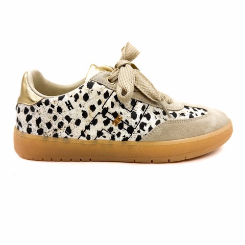 Sneaker beige animalier ragazza Elisabetta Franchi