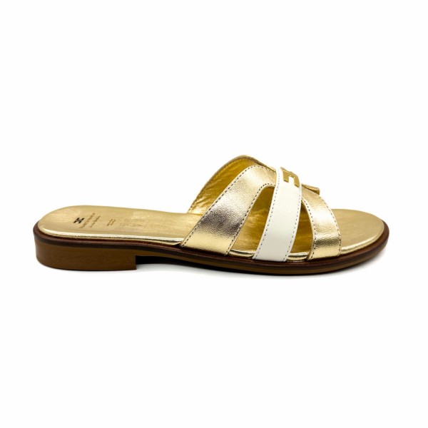 Sandalo oro ragazza Elisabetta Franchi la mia bambina