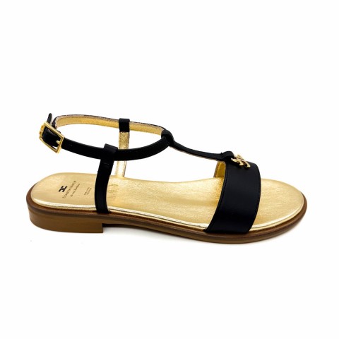 Sandalo nero bambina Elisabetta Franchi