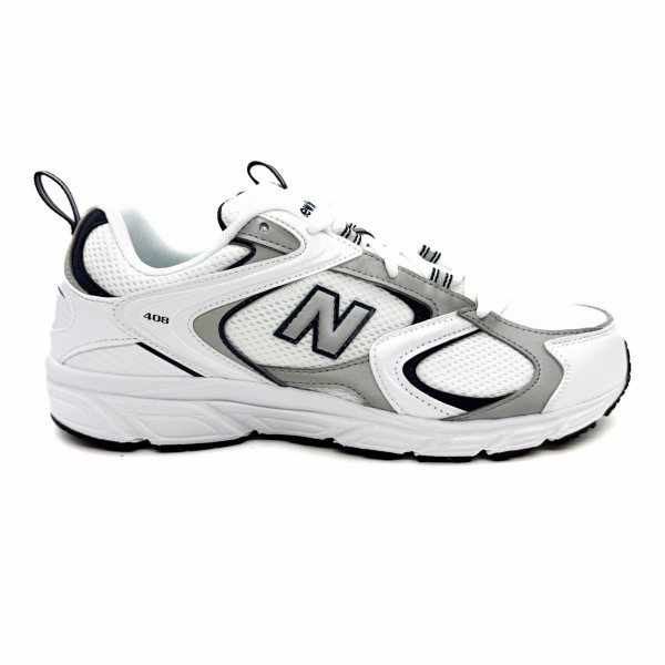 Sneaker bianca grigia uomo New Balance 408