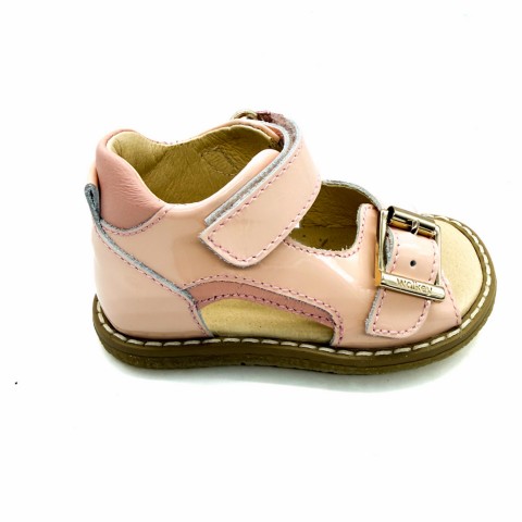 Sandalo vernice rosa bambina Walkey