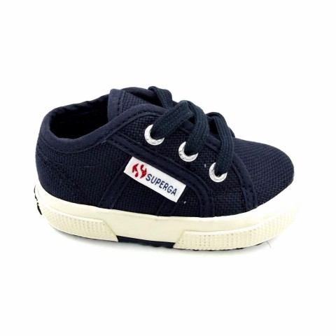 Sneaker baby canvas blu bambino Superga 2750