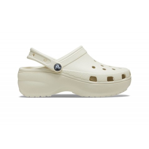Classic platform clog beige donna Crocs