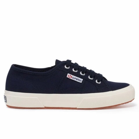 Sneaker cotone blu unisex donna e uomo Superga 2750