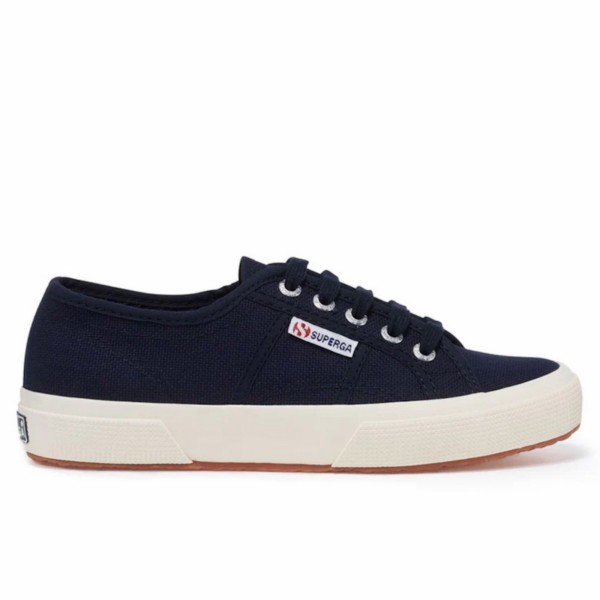 Sneaker cotone blu unisex donna e uomo Superga 2750