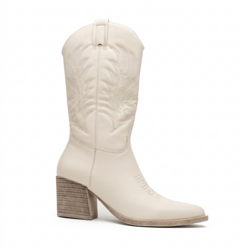 Texano camperos bianco donna Kharisma